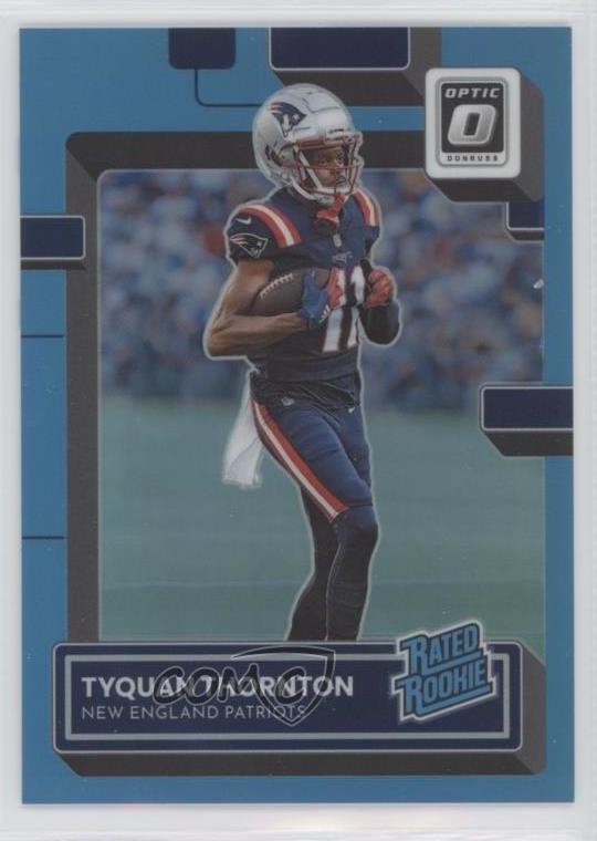 2022 Panini Donruss Optic Rated Rookie Aqua Prizm /299 Tyquan Thornton #222 4b1