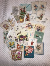 Lot of 35 Vintage Some 1950s Greeting Cards - Unused - EXCELLENT