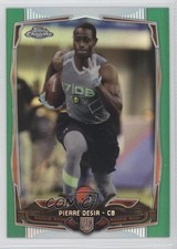 2014 Topps Chrome Green Refractor Pierre Desir #189 1u0