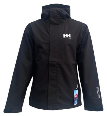 Men's Helly Hansen Seven J Rain Jacket BLACK $120, Size: S