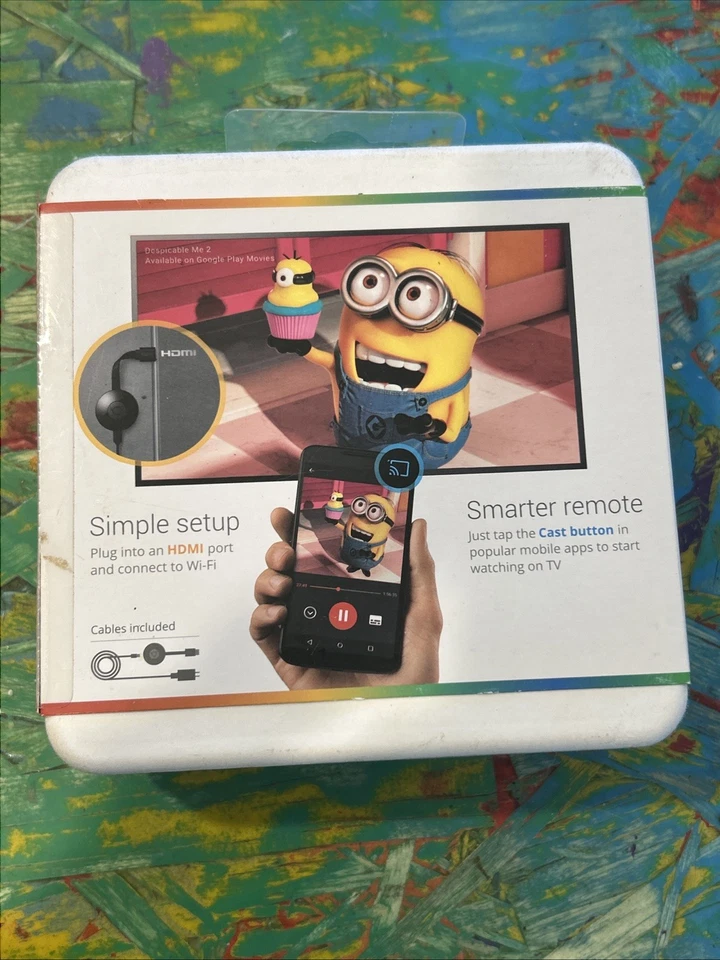 BRAND NEW Google Chromecast Digital HD Media Streamer Sealed 2015 - Image 2 of 4