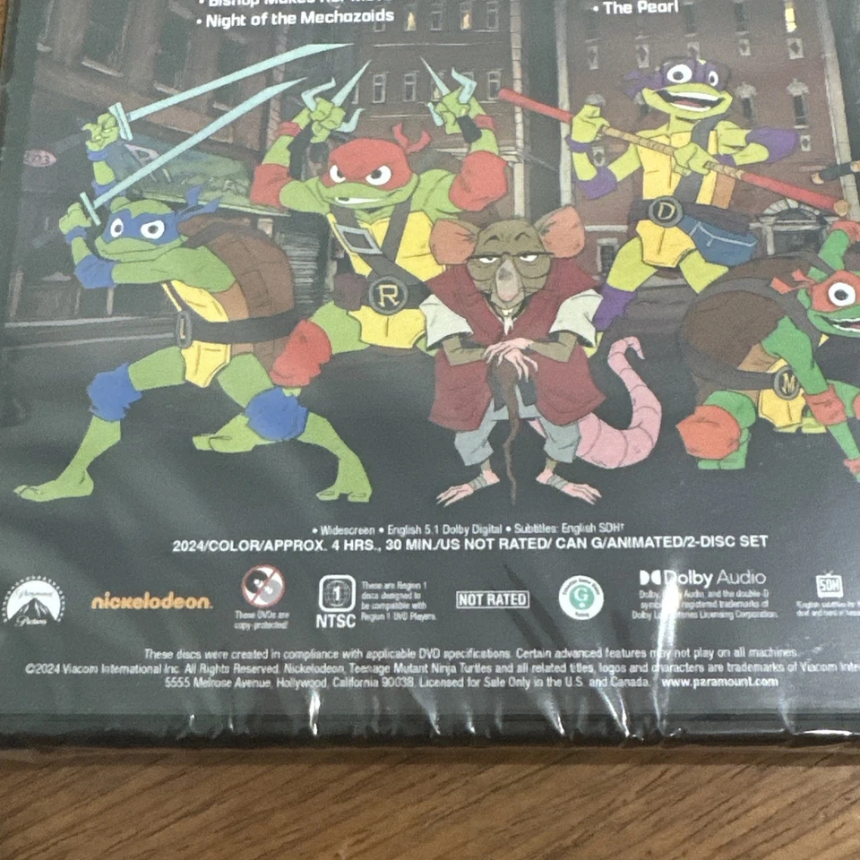 Tales of the Teenage Mutant Ninja Turtles: the Complete Season 1 (DVD) NEW - Image 4 of 4