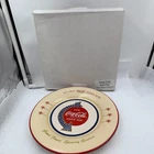Vintage Coca-Cola Salad Plate Good Food Speedy Service Retro Diner Design w/ Box