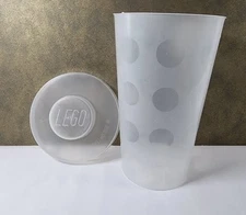 New LEGO Pick A Brick Cup Storage Plastic Container w/ Lid  *Discontinued*
