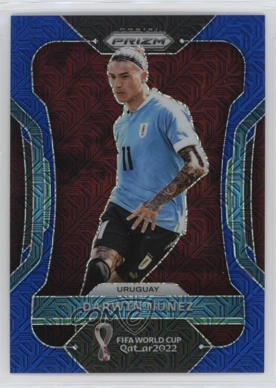 2022 Panini Prizm World Cup Qatar Blue Mojo 5/75 Darwin Nunez Núñez #273 14tf