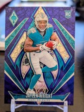 2024 Panini Phoenix - Rookies Jaylen Wright #199 Blue Laser /125 (RC) Dolphins