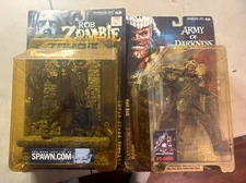 2 / ROB ZOMBIE & EVIL ASH McFarlane Figure 1998 Movie Maniacs CHECK DESCRIPTION