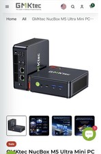 GMKtec NucBox M5 Plus Mini PC Ryzen 7 5000 32GB RAM 1TB SSD WiFi