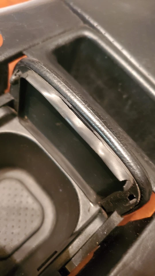 Apoyabrazos consola central Honda S2000 AP1 pieza original cuero negro 99-03 LHD Foto 4 de 4