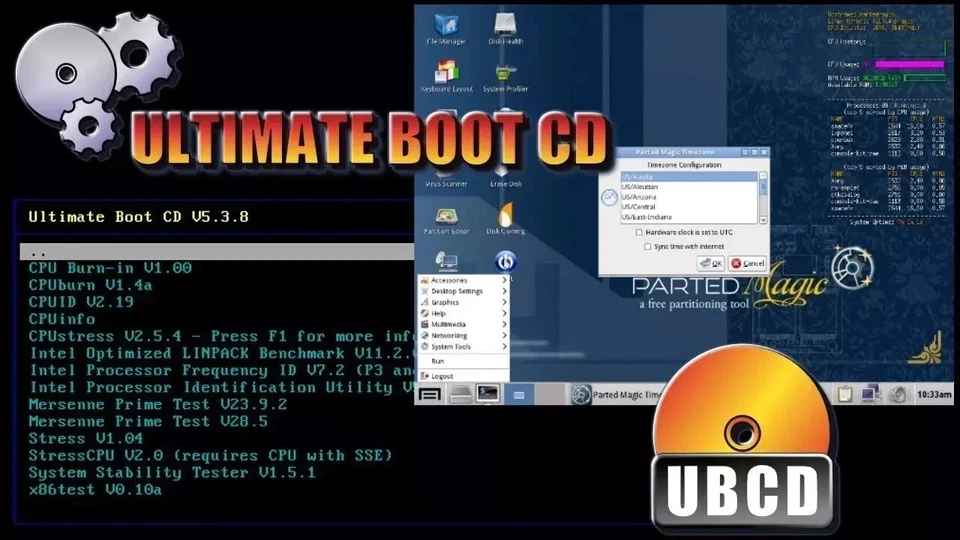 Ultimate Boot CD Restore, Repair, and Recovery for Windows XP Vista 7 8 10 11 - Image 2 of 3