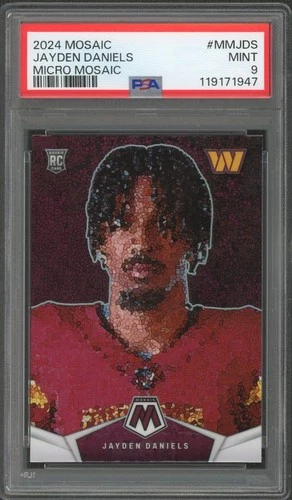 2024 Panini Mosaic Jayden Daniels Micro Mosaic PSA 9