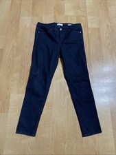 Sofia Vergara Mid Rise Skinny Ankle Jeans Dark Wash 8 -31x26  Womens