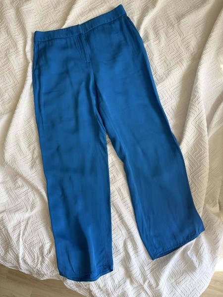 Women Massimo Dutti Trousers Navy 38 / M / 46