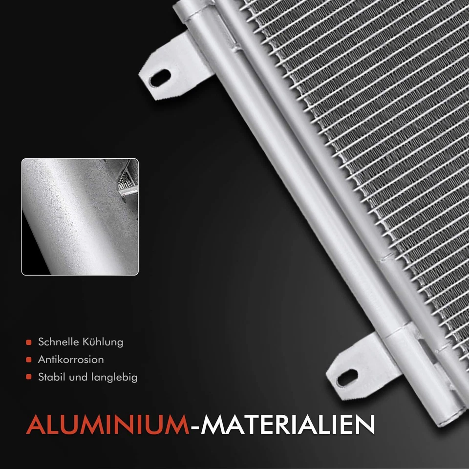 Kondensator Klimaanlage für VW Golf 5 6 1K Audi A3 8P TT Skoda Octavia II Seat - Bild 2 von 4