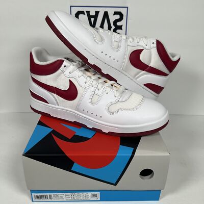 Men's Size 11.5 - Nike Mac Attack Red Crush FB8938-100 White Red