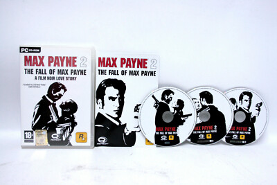 MAX PAYNE 2 THE FALL OF MAX PAYNE ROCKSTAR GAMES 3D REALMS PC GAME CD 64408