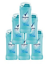 EXPIRED-6X Degree Invisible Solid Anti-Perspirant  Deodorant-Shower Clean 2.6Oz