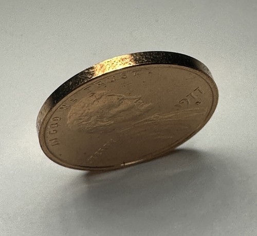 1977-S Lincoln Memorial PROOF 1cent Penny from US Mint Proof Set - Picture 6 of 8