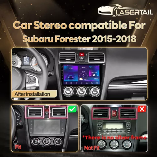 9" For 2015-2018 Subaru Forester/XV/WRX Android 13 Car Stereo Radio GPS Carplay - Picture 4 of 23