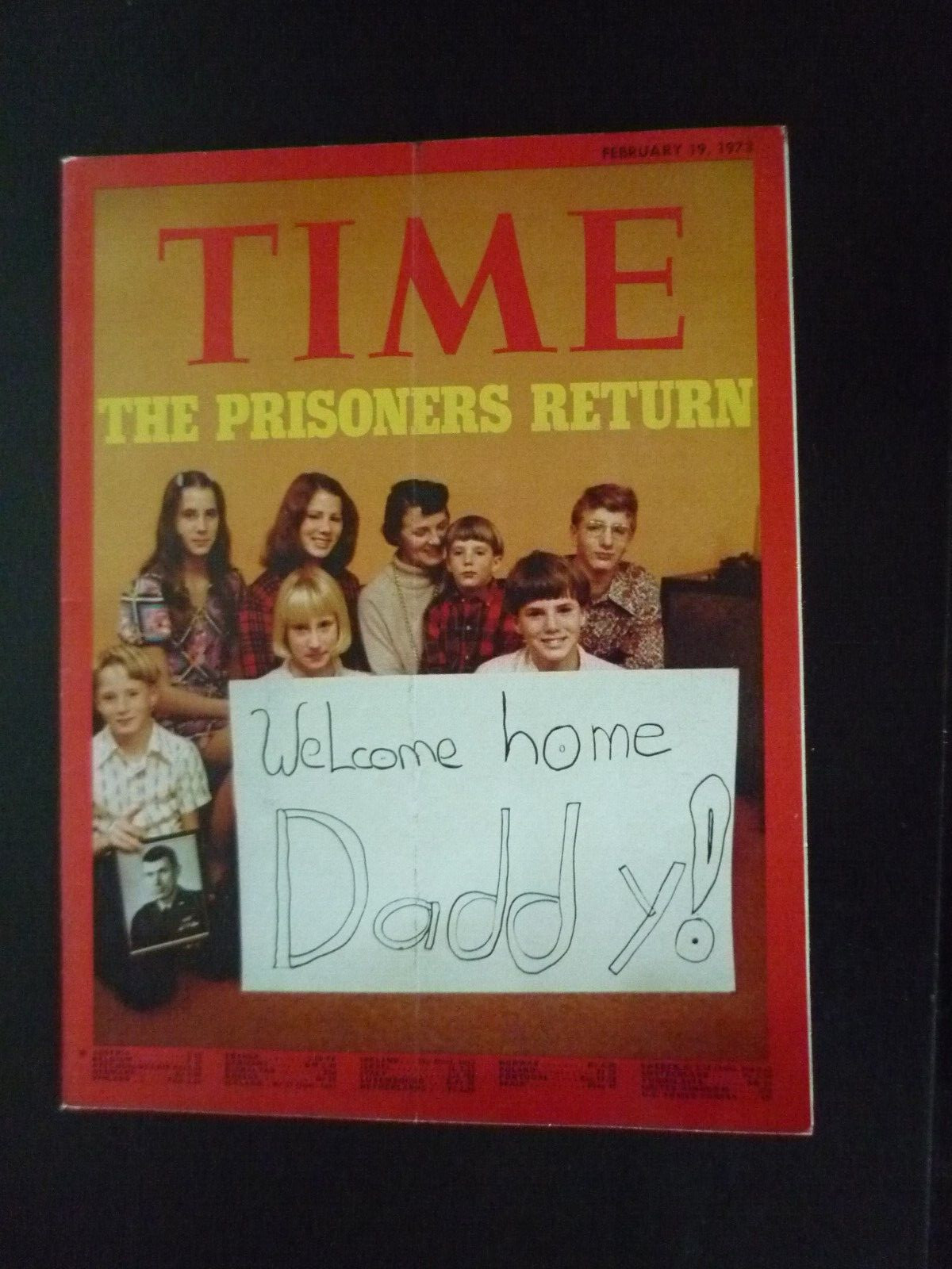 Time Magazine February 19, 1972 Vietnam The Prisoners Return Welcome Home Daddy