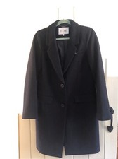 Elle Navy Coat Size S/10
