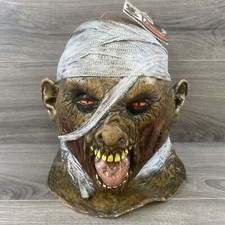 Mummy Tutankhamun Halloween Costume Dress Up Cosplay Mask Rubber