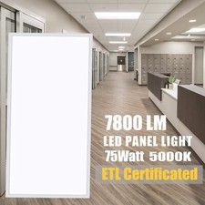 2x4 Led Panel Recessed Troffer Fixture 0-10v Dimmable Back Lit Commercial Light