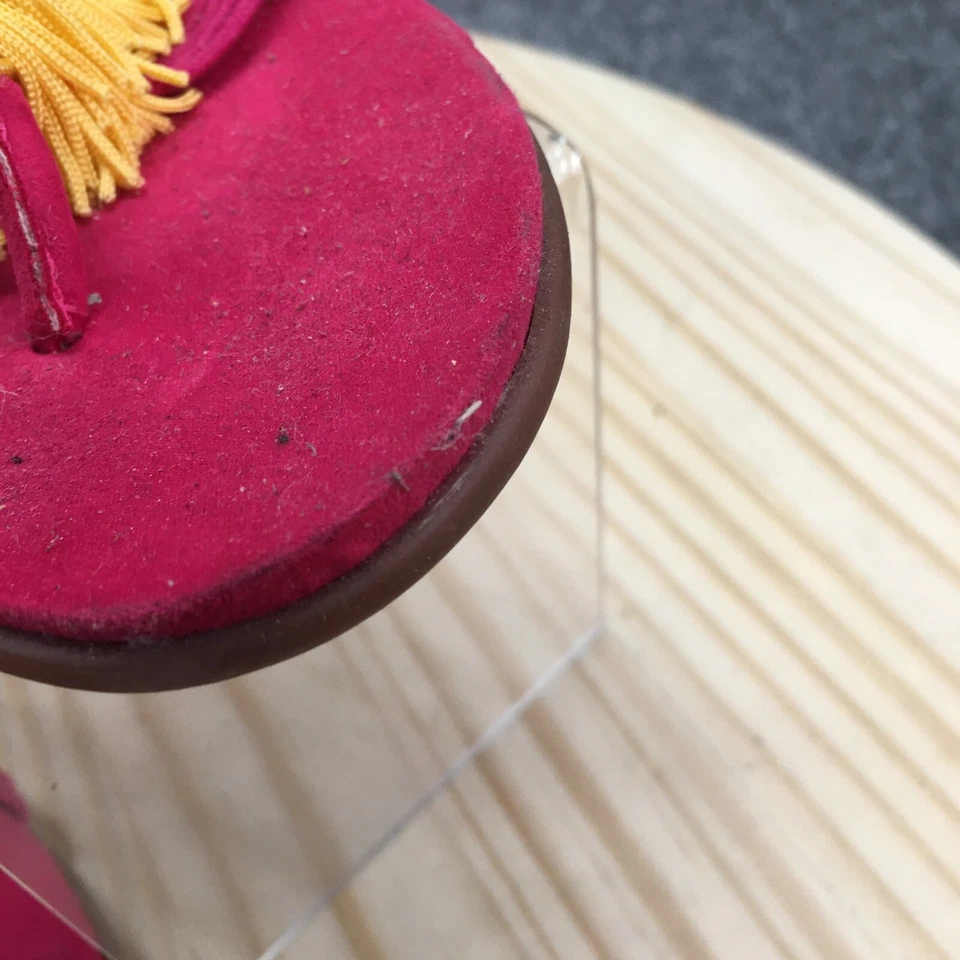 Sandalias Vince Camuto Juveniles 3 M Eleana Gladiador Planas Rosa Imitación Gamuza Cremallera Trasera Foto 4 de 4