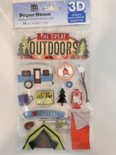Paper House The Great Outdoors Camping Camper RV Sleeping Bag Tent STDM-0288 NEW