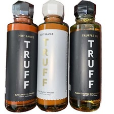 New TRUFF White & Black  Truffle, And Black Truffle  Infused Olive Oil Sauce
