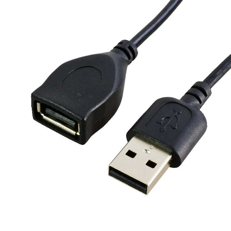 USB2.0 Extension Cable A Male to A Female Data Charger Lead 10cm 30cm 50cm 100cm - Image 4 of 4