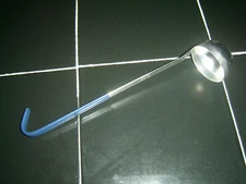 Vollrath 58322, Ladle with Plastic Coated Dark Blue Handle, 2-Ounce