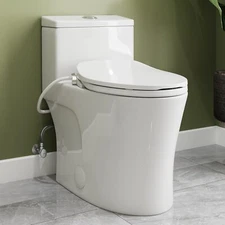 One-piece smart toilet with bidet seat ADA 17 Personalized Nozzle Premium Seat