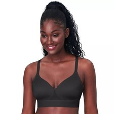 Bali One Smooth U Bounce Control Wireless Convertable Bra DF3458 Black 40C NWT