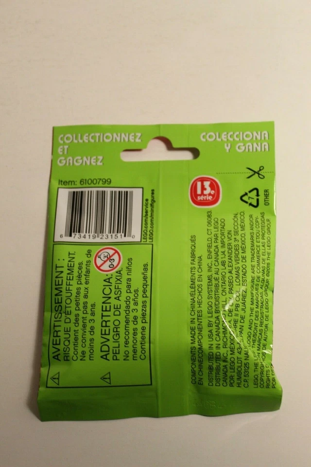 LEGO Minifigures Series 13 (71008) EVIL WIZARD New Factory Sealed Retired (2015) - Image 2 of 3