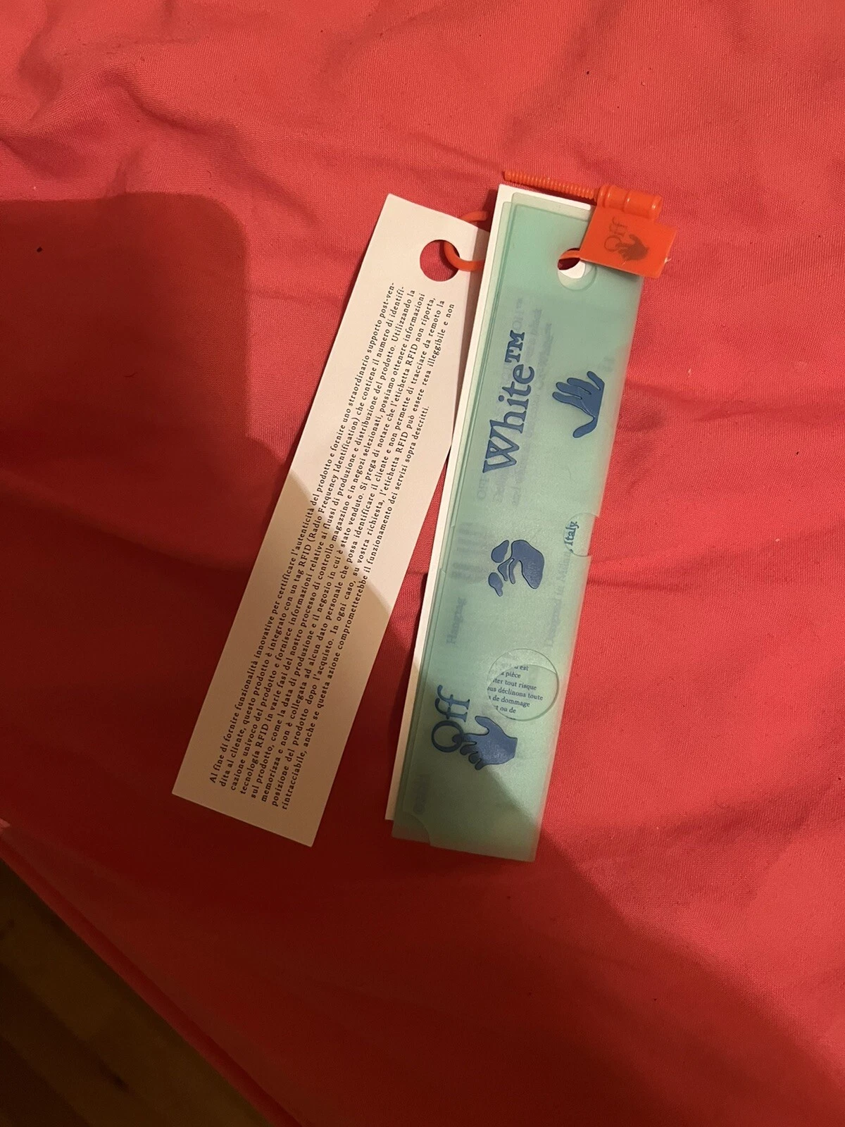 OFF WHITE BIANCO SPORCO FELPA CON CAPPUCCIO FRECCIA ACRILICA NERA