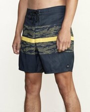 RVCA Men's Board Shorts WESTPORT TRUNK - BLK - Size 38 - NWT - LAST ONE