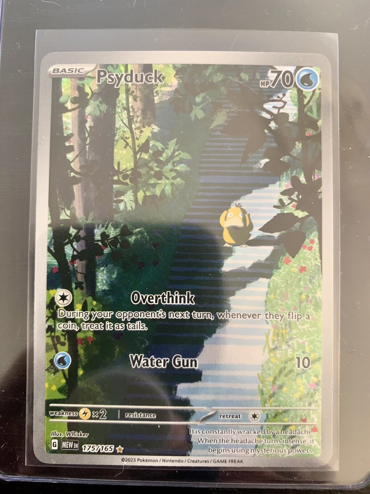 Pokémon TCG - Psyduck IR | Pokemon 151 175/165 - Special Illustration Rare Mint