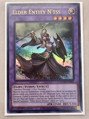 Yugioh x1 Elder Entity N'tss 1st Edition MAMA-EN063 Ultra Rare (NM)