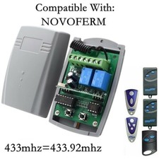 Novoferm Novotron 512 MIX43 Ricevitore 2 canali compatibile 12-24V AC/DC 433,92MHz