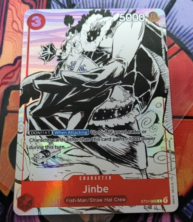 Jinbe	Gift Collection 2023	ST01-005	Alt Art		Holo Foil Rare	One Piece	Card