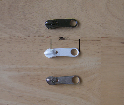 50er Pack Zip Slider No5 Kunststoff Spiral Zip Nylon Coil Zip Sliders Schieber Pull Zip