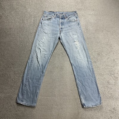 LEVIS Jeans 501 XX Herren Vintage Hose W33 L32 Made in UK 25120 Blau Denim