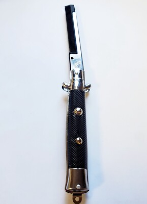 Switch Blade Comb Flip Comb Folding automatic Comb. Shipped from US. NEW