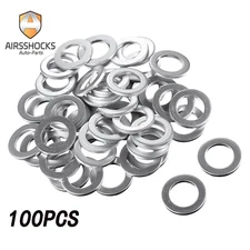 100x 14MM 94109-14000 FOR HONDA/ACURA OIL DRAIN PLUG CRUSH WASHERS Aluminum