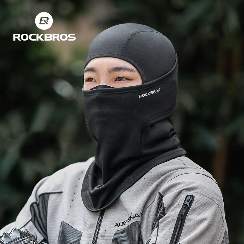 ROCKBROS Fleece Full Face Bicycle Mask Warmth Windproof Stretch Warmer Winter - Image 2 of 4