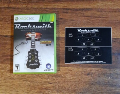Rocksmith (Microsoft Xbox 360, 2011) Complete
