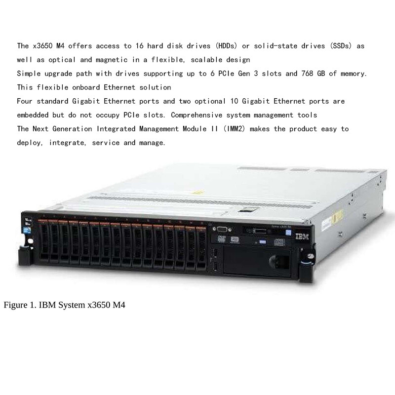 IBM X3650M4 2U rackmount 2620V2 32G 2011-pin two-socket X79 used server ...