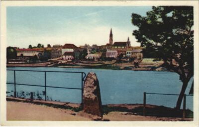 CPM Bergerac - Panorama am rechten Ufer FRANKREICH (1073049)