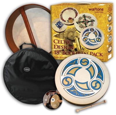 Waltons 18'' Bodhran Paket Design TRINITY - Machen Sie mir ein Angebot SALE now on